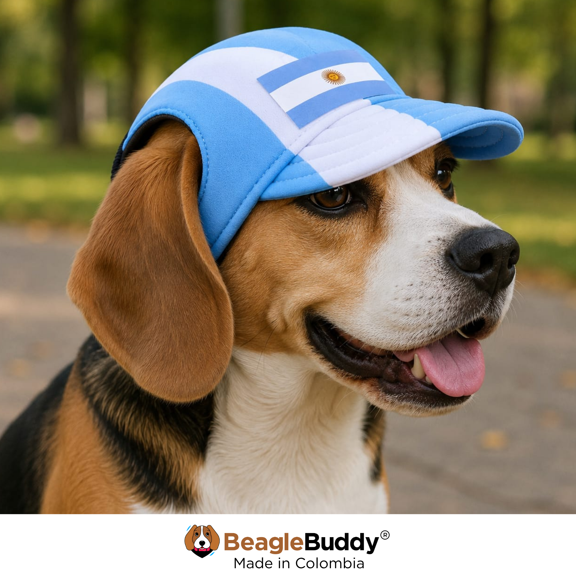 Argentina Soccer Dog Cap