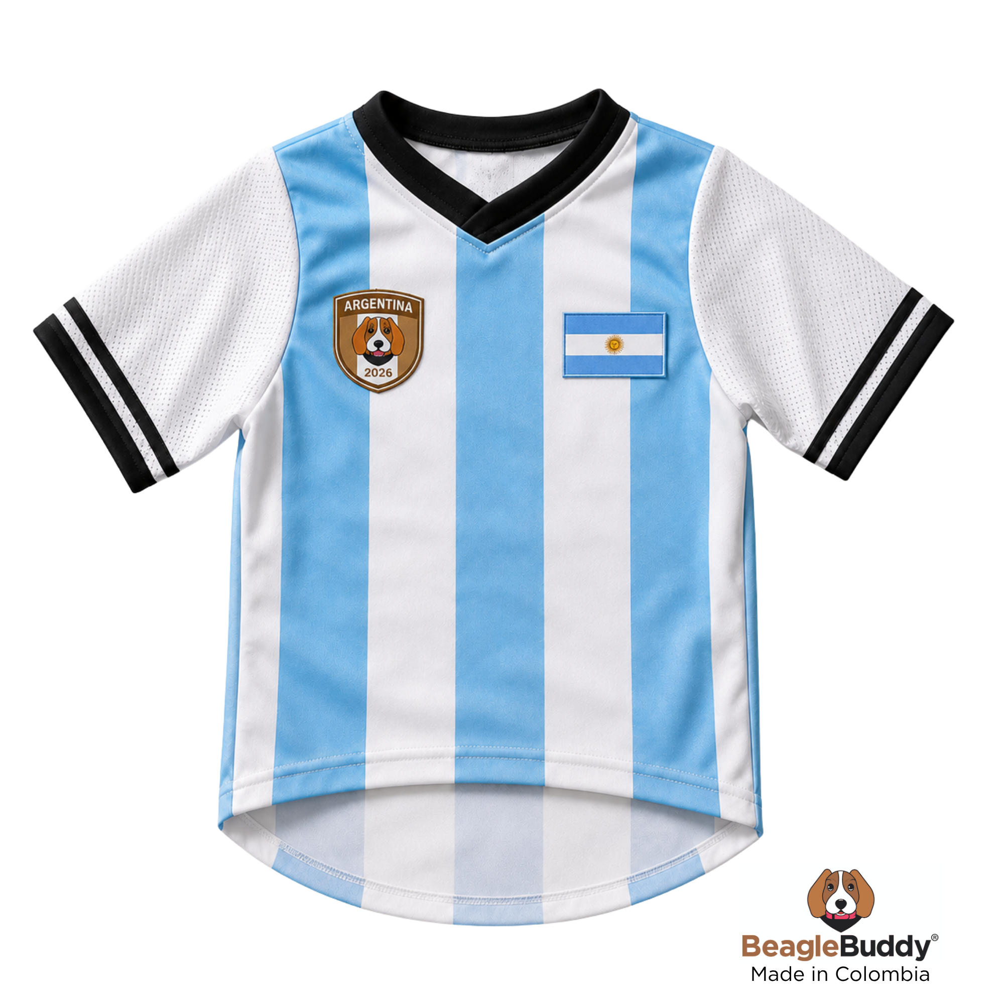 Argentina Dog Soccer Jersey