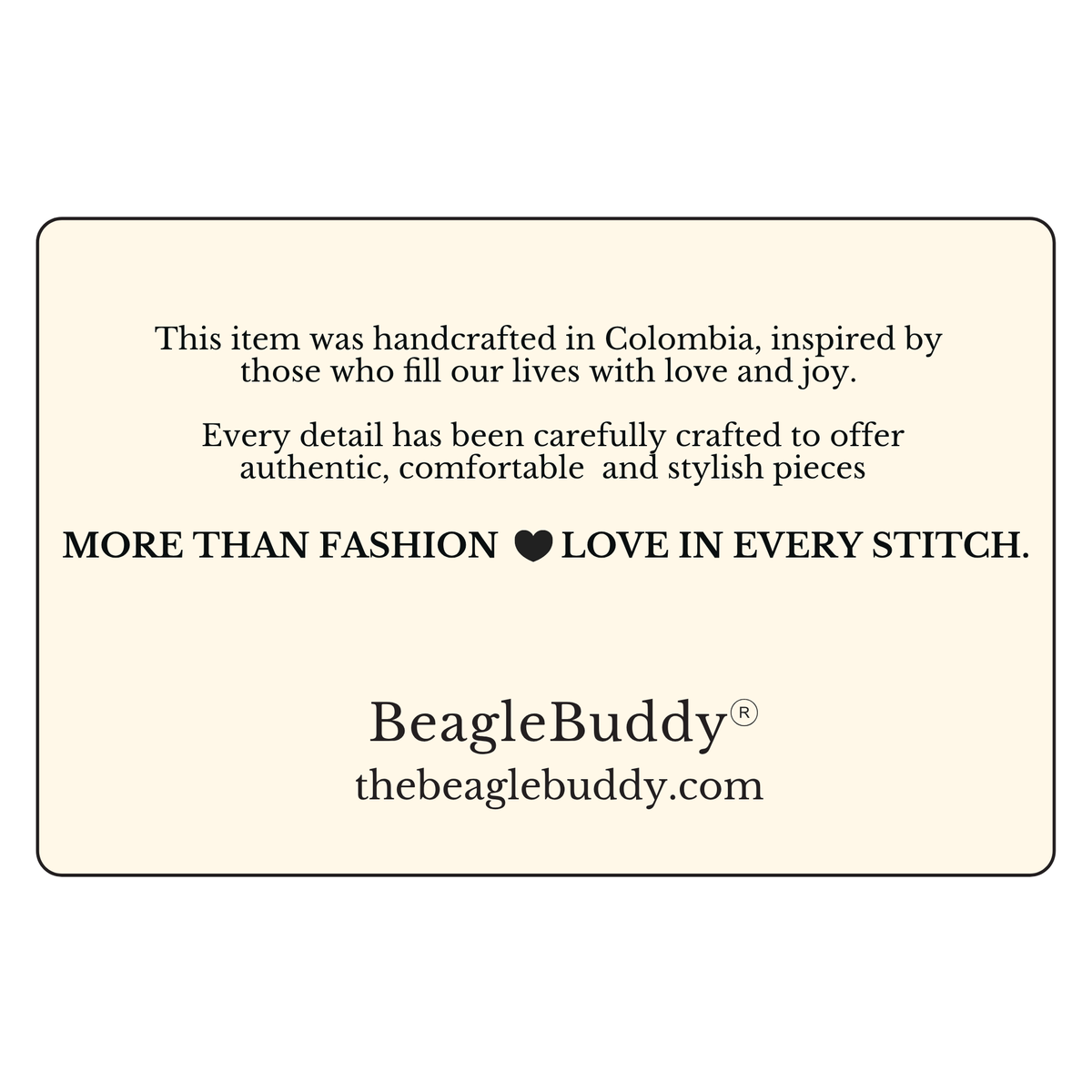 Certificate of Authenticity BeagleBuddy