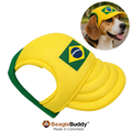 Brazil Soccer Dog Cap