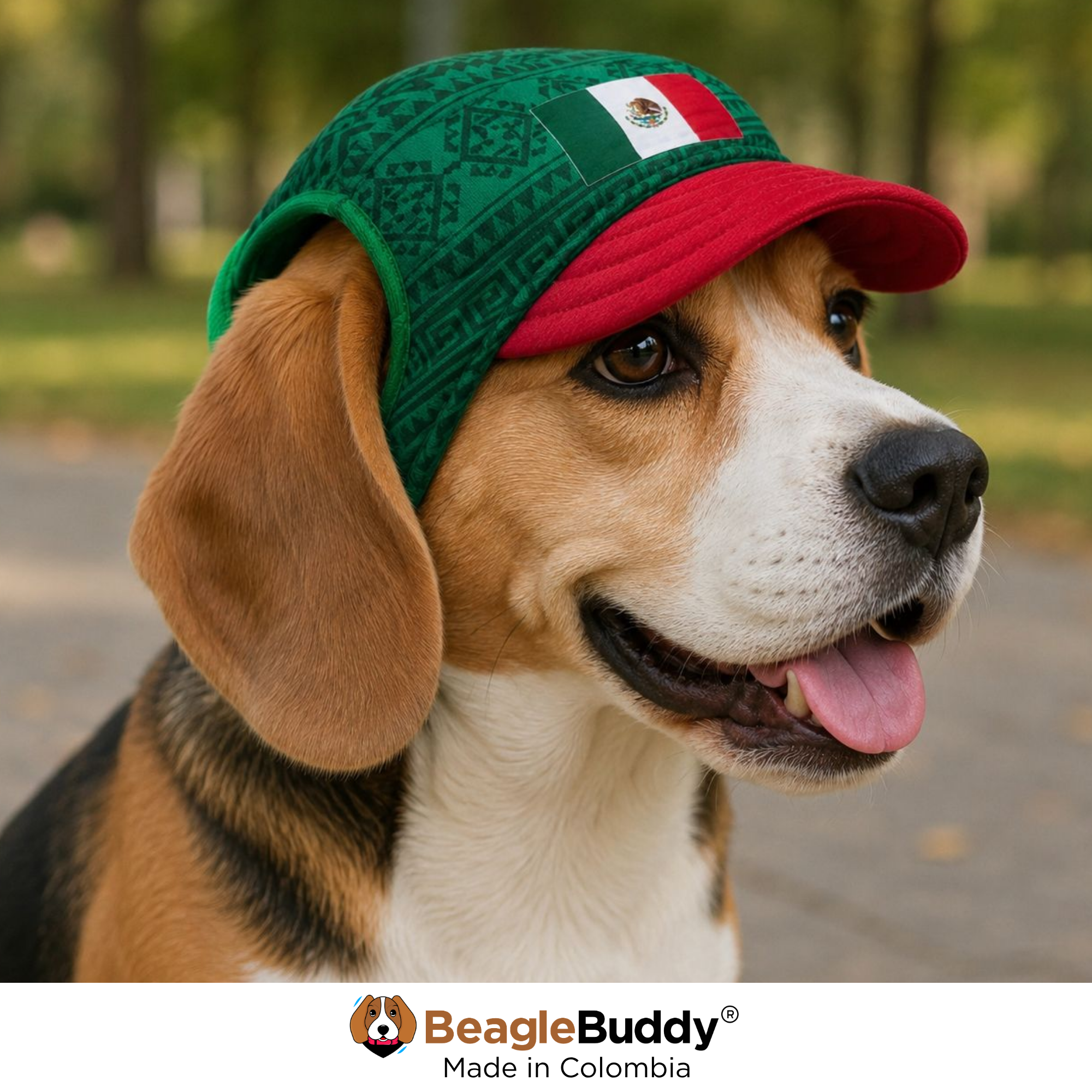 Mexico Soccer Dog Cap