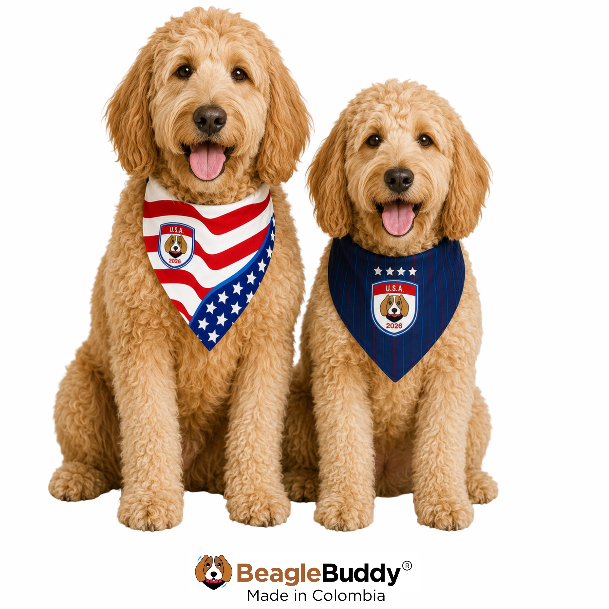 USA Soccer Dog Bandana