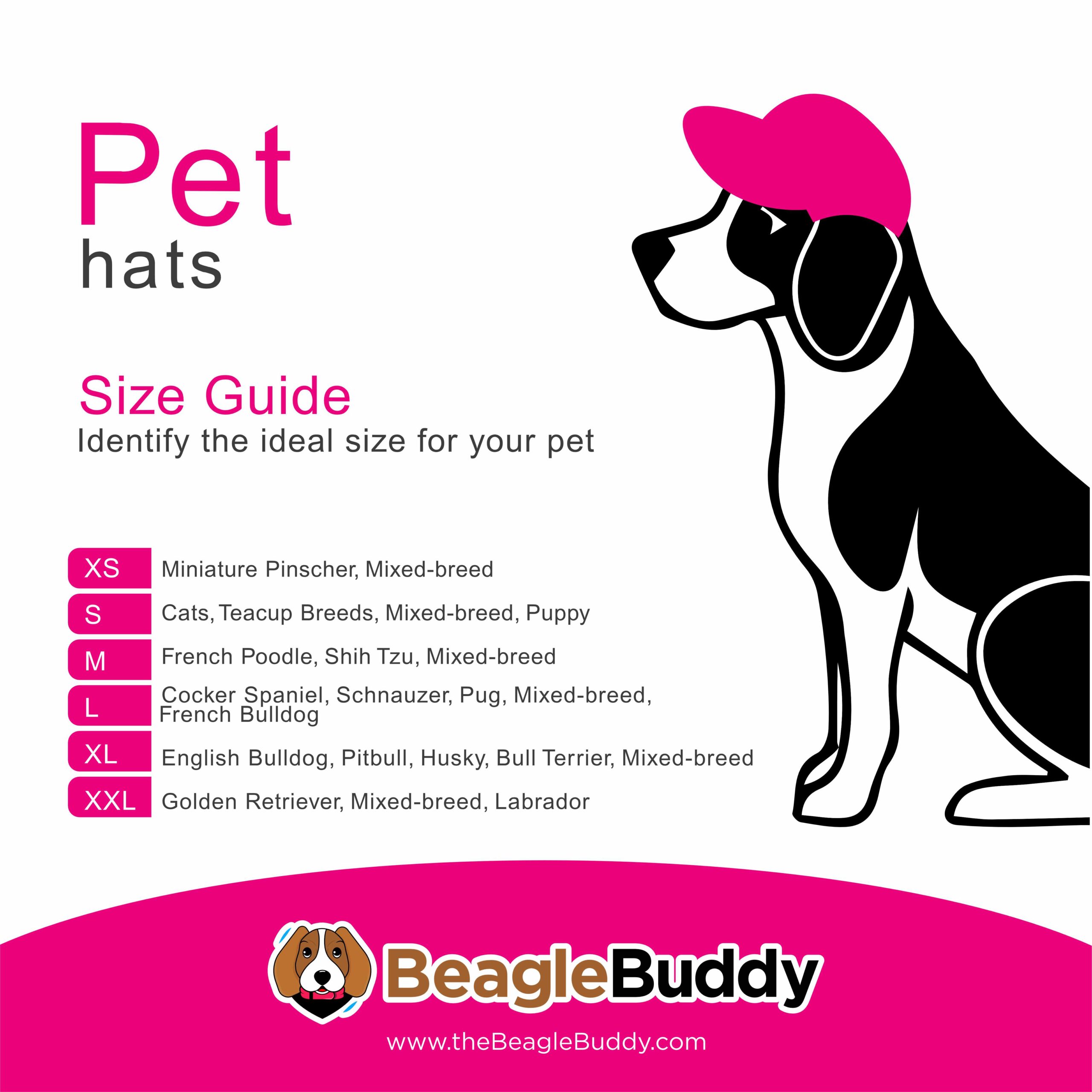 pet hats fucshia
