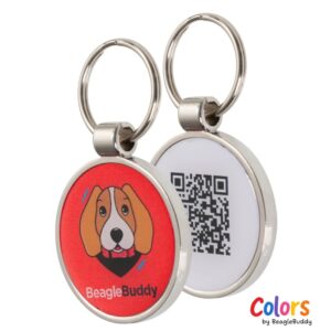 Pet Tag Logan Red