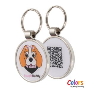 Pet Tag Muppy White