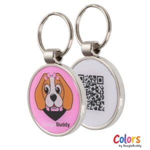 Pet Tag Muppy Pink