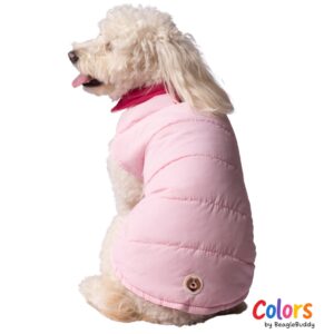 Reversible vest, pink and fuchsia